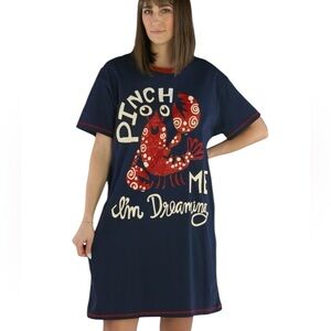 Lazy One Lobster Pinch Me Nightgown Cotton